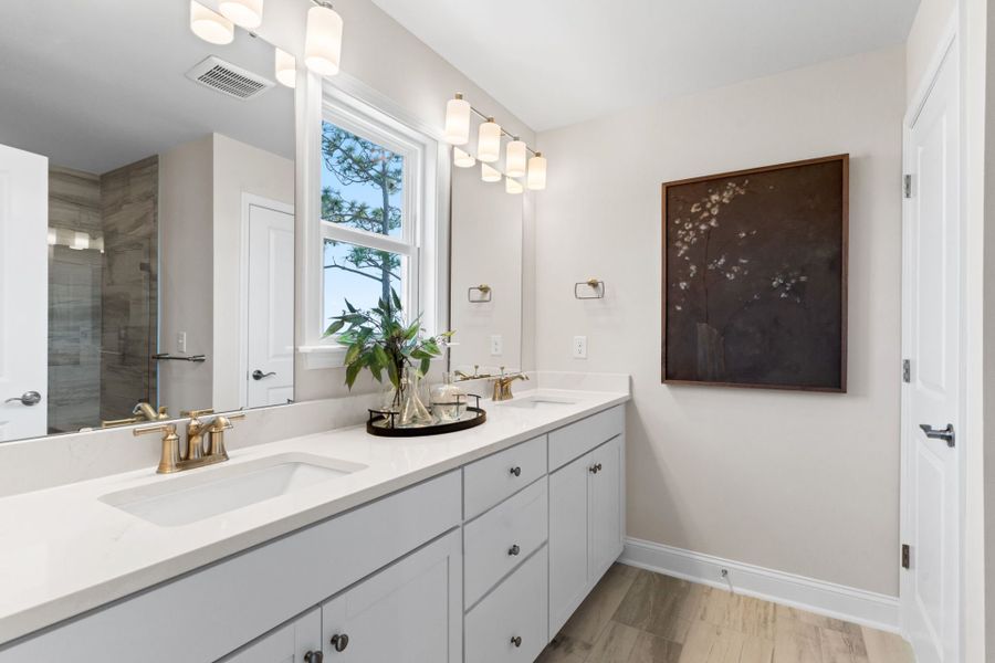 Representative furnished interior of a home built from the Joliet by Pulte Homes in Lakeside Townes at Riverlights, Wilmington (Image 11).
