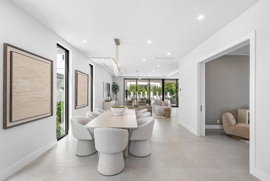 Furnished interior view inside a new home in , Delray Beach (Image 56). Furnished interior view inside a new home in , Delray Beach (Image 56).