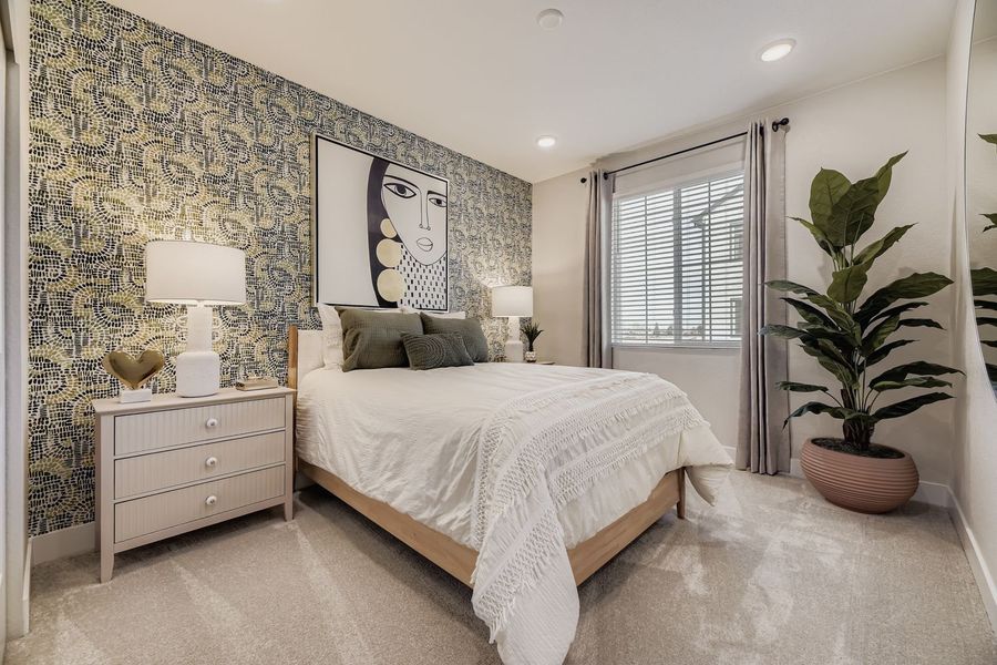 Representative furnished interior of a home built from the Spark Two by Brookfield Residential in Uplands, Westminster (Image 13).