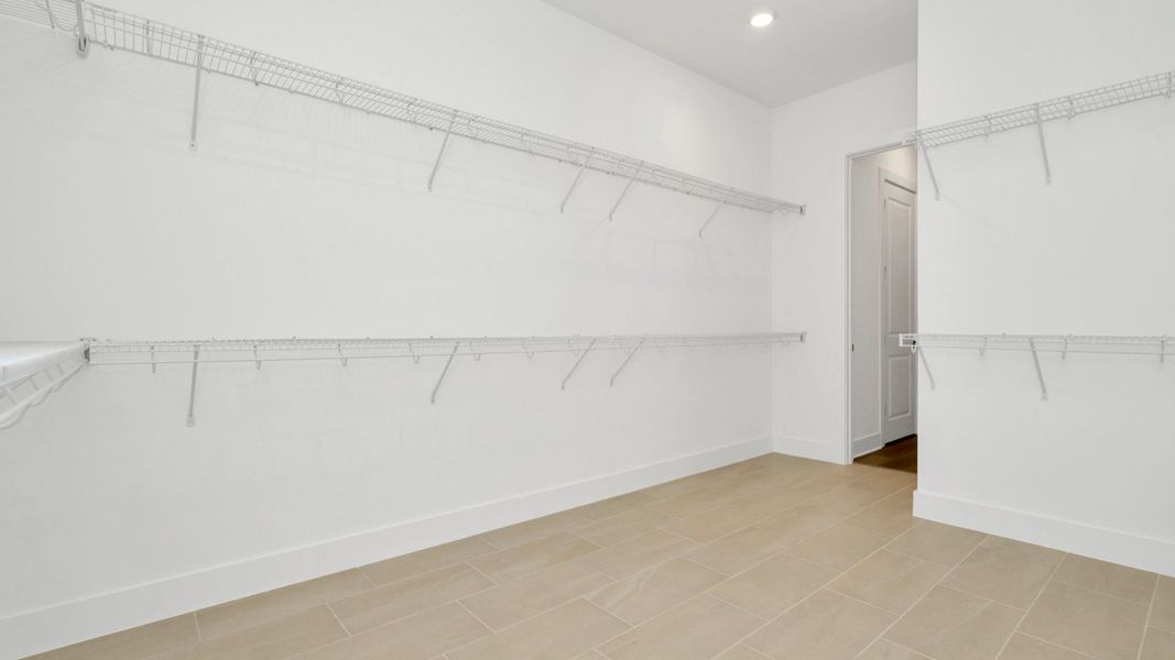 The Primary Walk In Closet
