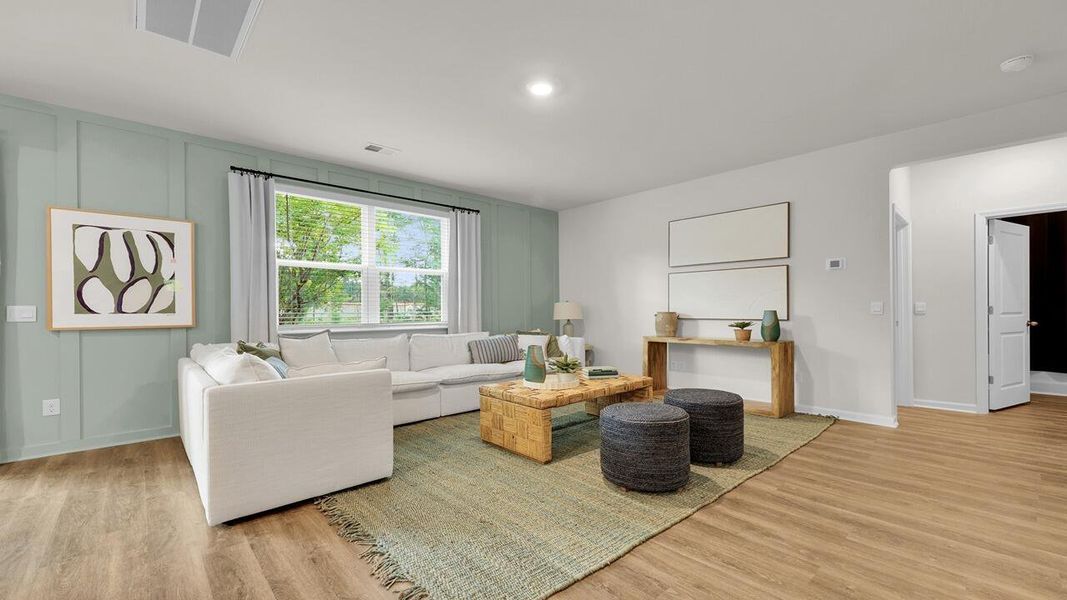 Furnished interior view inside a new home in The Cove at Mallard Crossing, Summerville (Image 24).