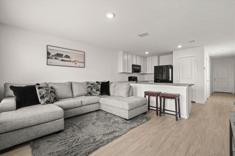 Furnished interior view inside a new home in Foree Ranch: Wellton Collection, Providence Village (Image 10).