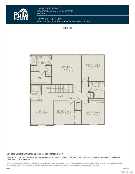 Upper Level Floorplan Upper Level Floorplan