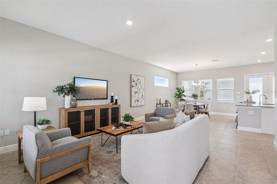 Furnished interior view inside a new home in Laureate Park, Orlando (Image 10).