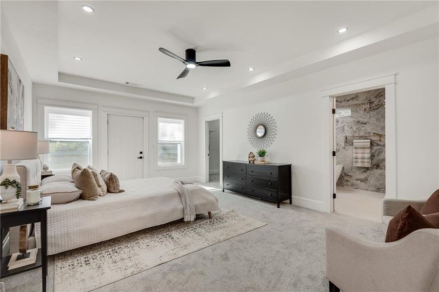 Furnished interior view inside a new home in , Atlanta (Image 53). Furnished interior view inside a new home in , Atlanta (Image 53).