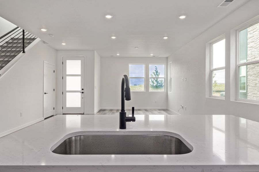 Furnished interior view inside a new home in Painted Prairie, Aurora (Image 9).