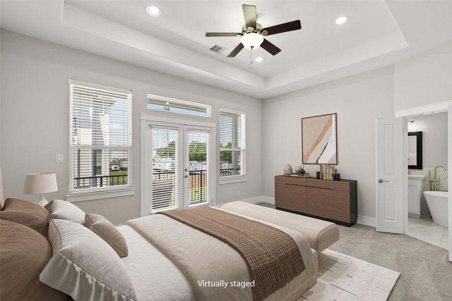 Furnished interior view inside a new home in , Houston (Image 6).