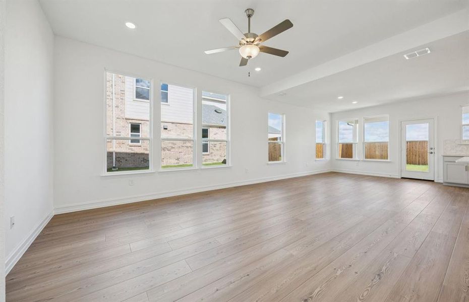 Bright and inviting gathering room perfect for entertaining