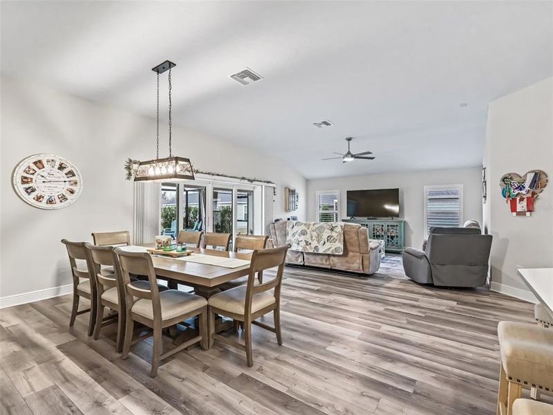 Dining area