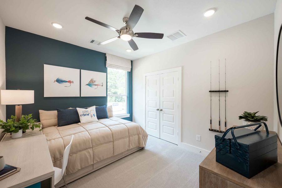 Furnished interior view inside a new home in Oakhill Reserve, Tomball (Image 19).