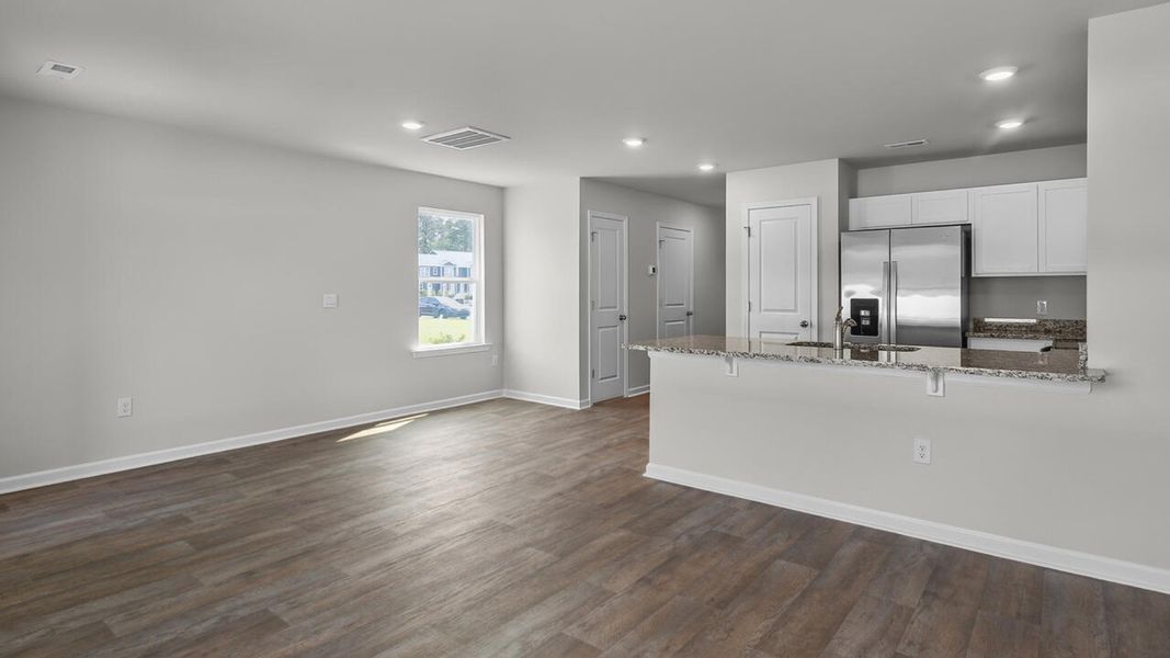 Spacious, unfurnished interior of a new home in Townes at Seabrooke, Leland (Image 15). Spacious, unfurnished interior of a new home in Townes at Seabrooke, Leland (Image 15).