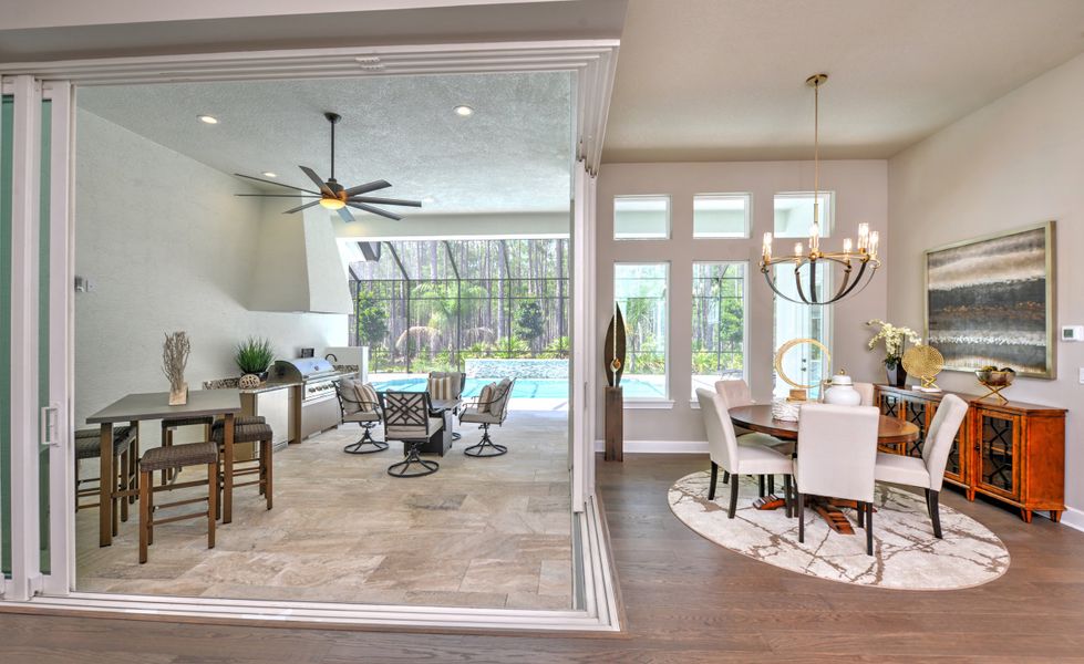 Representative furnished interior of a home built from the Egret VII - Regency Series | 70' Wide Lots by ICI Homes in Courtney Grove, St. Augustine (Image 5).