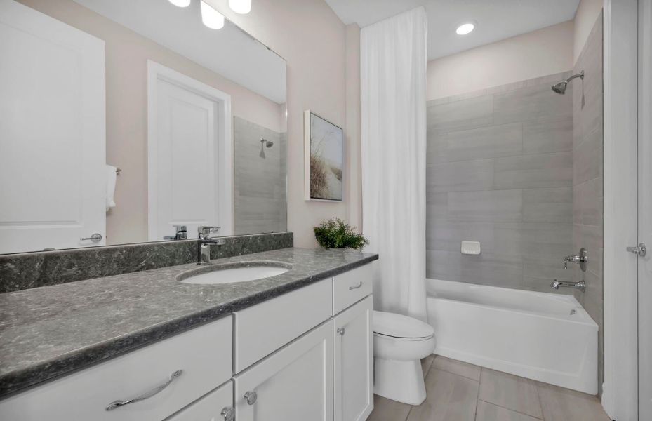 Representative furnished interior of a home built from the Yorkshire by Pulte Homes in Seminole Palms, Palm Coast (Image 19).