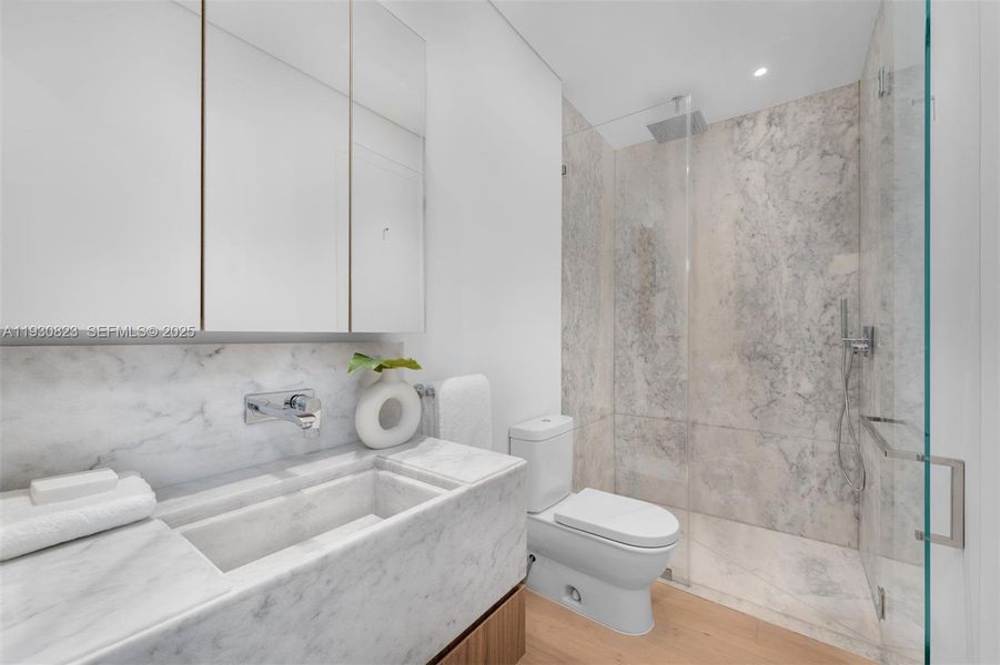 Furnished interior view inside a new home in , Miami (Image 7).