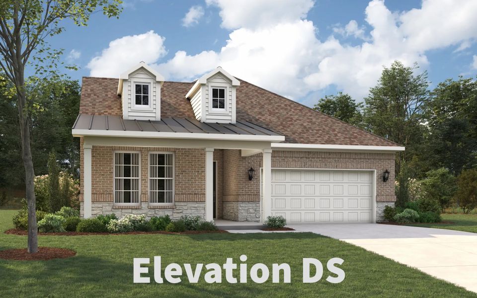 Representative exterior photo of a completed home built from the Austin by Stonehollow Homes in Estates At Baker Park, Sherman, TX (Image 13).