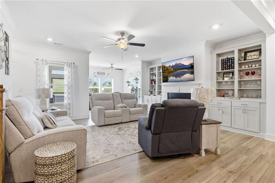Furnished interior view inside a new home in The Court at Gainesville Township, Gainesville (Image 27).