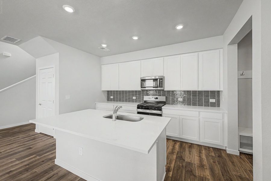 Furnished interior view inside a new home in Painted Prairie, Aurora (Image 8).