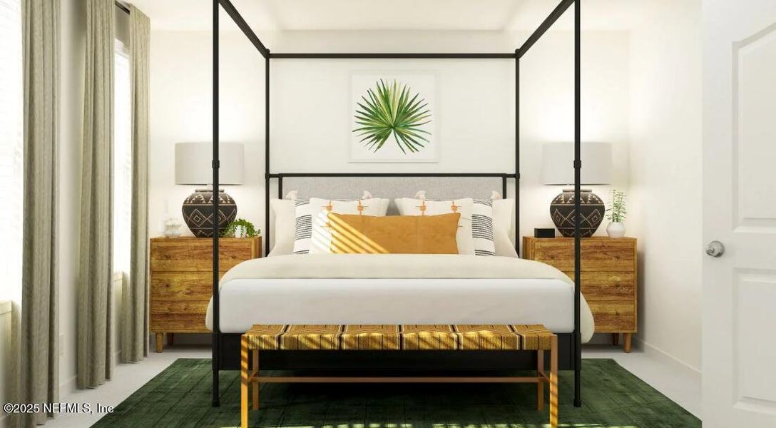 Furnished interior view inside a new home in , St. Augustine (Image 11).