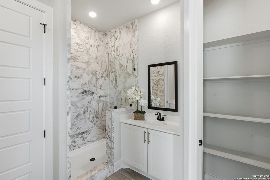 Furnished interior view inside a new home in Centero at Stone Oak, San Antonio (Image 10). Furnished interior view inside a new home in Centero at Stone Oak, San Antonio (Image 10).