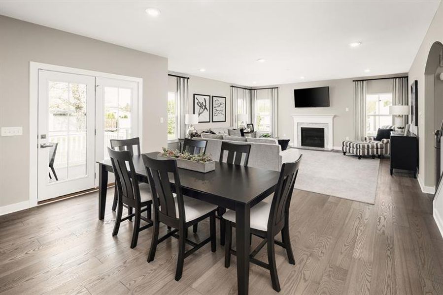 Representative furnished interior of a home built from the Corsica by Ryan Homes in Muirwood, Murfreesboro (Image 4).