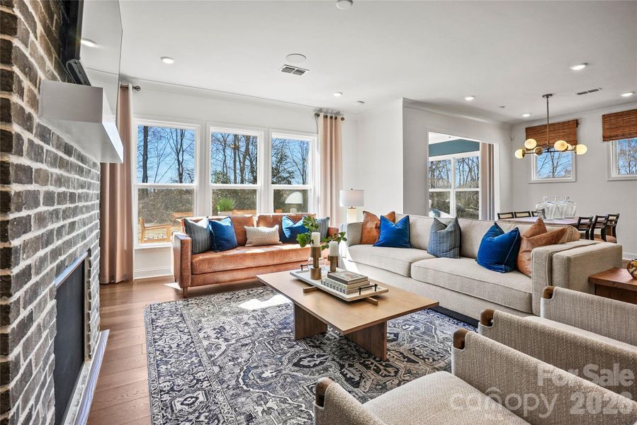 Furnished interior view inside a new home in Riverstone, Monroe (Image 7).