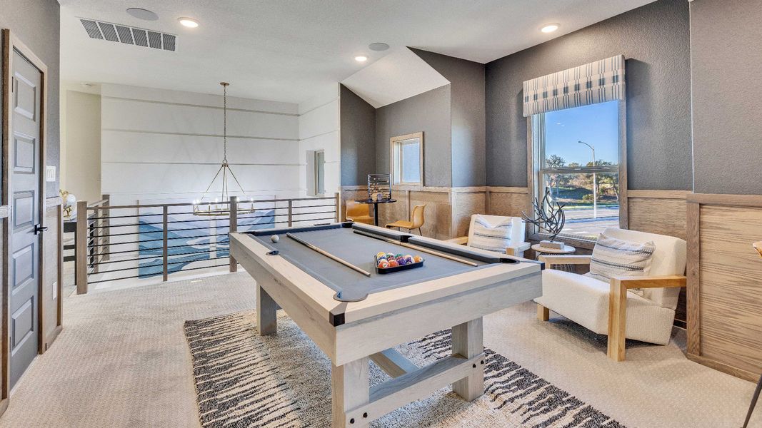 Furnished interior view inside a new home in Creeks Crossing, Elgin (Image 20).