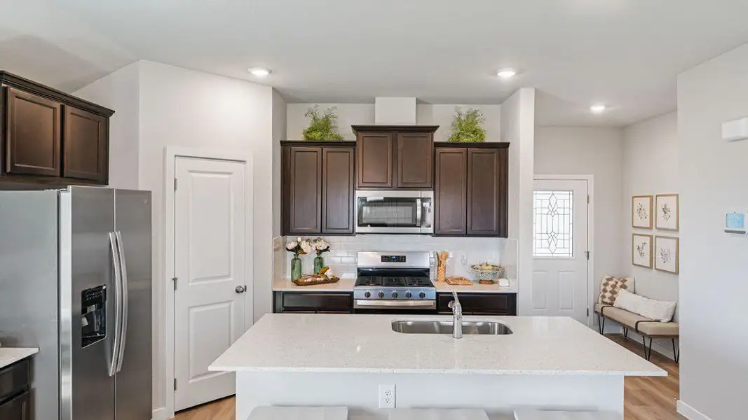Furnished interior view inside a new home in London Towne, Corpus Christi (Image 7).