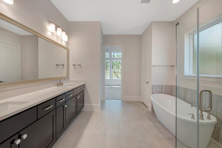 Furnished interior view inside a new home in The Woodlands Hills - Premier Collection, Willis (Image 10).