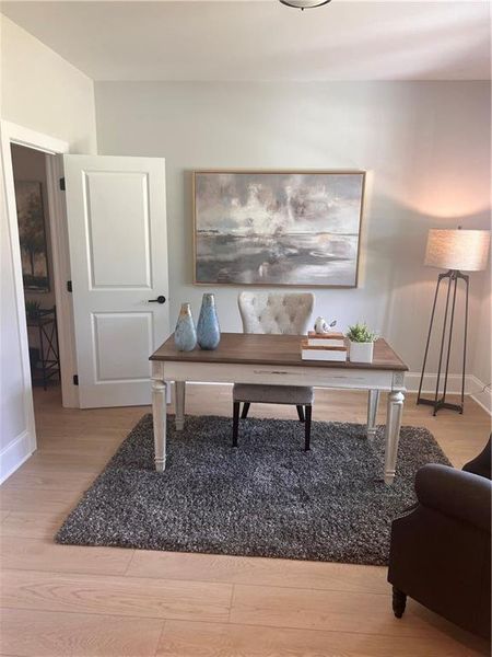 Furnished interior view inside a new home in Oak Valley Estates, Marietta (Image 8).