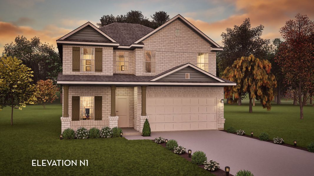 Representative exterior photo of a completed home built from the Trinity by CastleRock Communities in Tabor Ranch, Ponder, TX (Image 22). Representative exterior photo of a completed home built from the Trinity by CastleRock Communities in Tabor Ranch, Ponder, TX (Image 22).