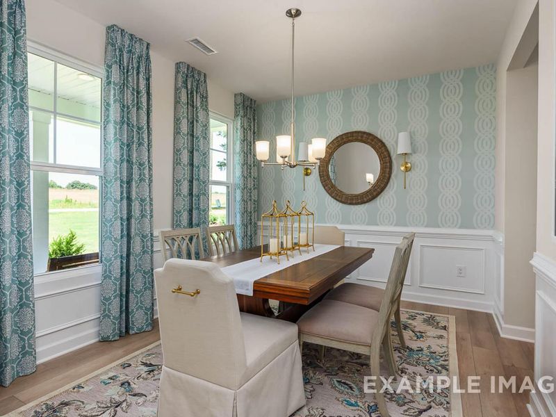 Furnished interior view inside a new home in Sage on North Main, Wake Forest (Image 3).
