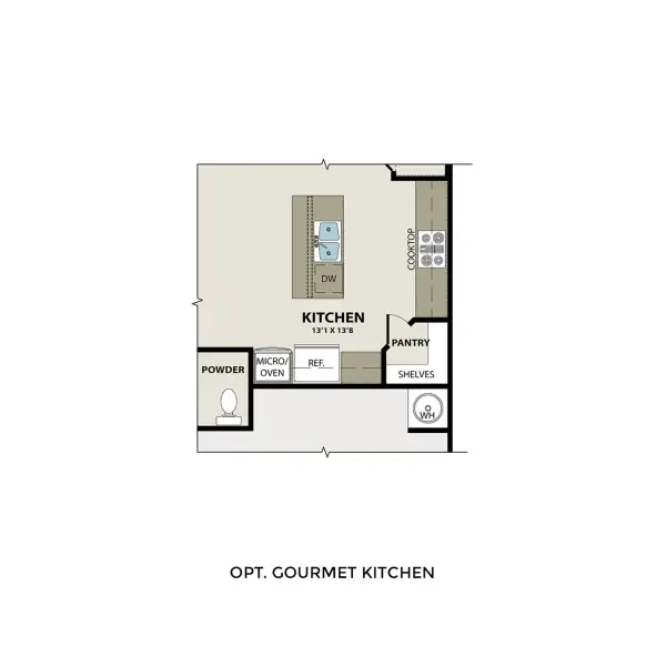 2D floor plan layout of this home in Lake Park Villas, Wylie, TX (Image 21).