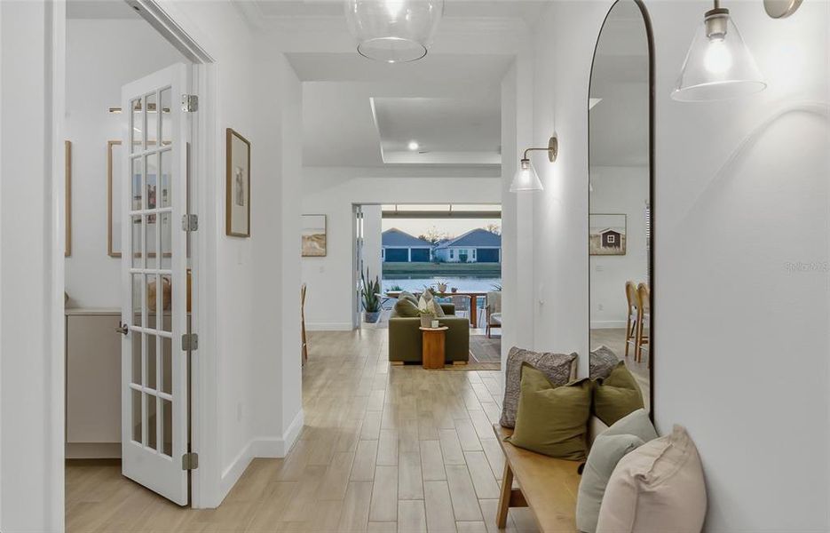 Furnished interior view inside a new home in , Palmetto (Image 15).