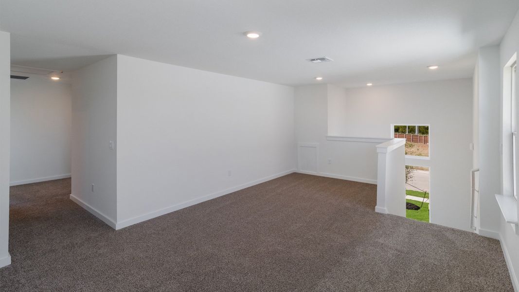 Representative unfurnished interior of a home built from the The Kendall by D.R. Horton in Trails at Wildhorse, Austin (Image 17). Representative unfurnished interior of a home built from the The Kendall by D.R. Horton in Trails at Wildhorse, Austin (Image 17).
