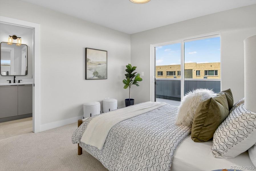 Furnished interior view inside a new home in , Denver (Image 10). Furnished interior view inside a new home in , Denver (Image 10).