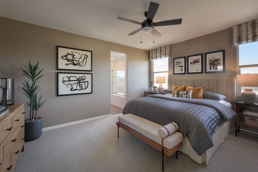 Representative furnished interior of a home built from the Sienna by Mattamy Homes in Empire Pointe, Queen Creek (Image 8).