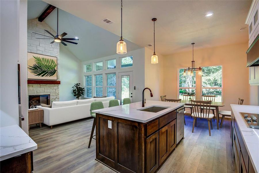 Furnished interior view inside a new home in , Terrell (Image 11). Furnished interior view inside a new home in , Terrell (Image 11).