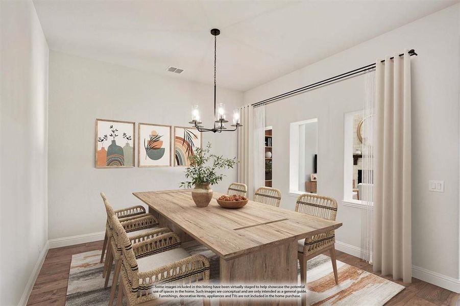 Furnished interior view inside a new home in Coyote Crossing, Godley (Image 13). Furnished interior view inside a new home in Coyote Crossing, Godley (Image 13).