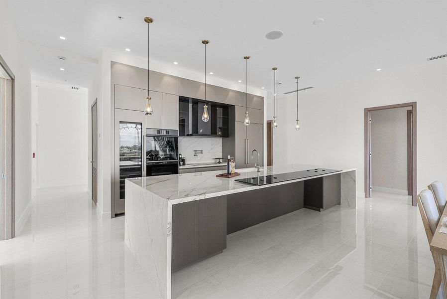 Furnished interior view inside a new home in , Delray Beach (Image 6). Furnished interior view inside a new home in , Delray Beach (Image 6).