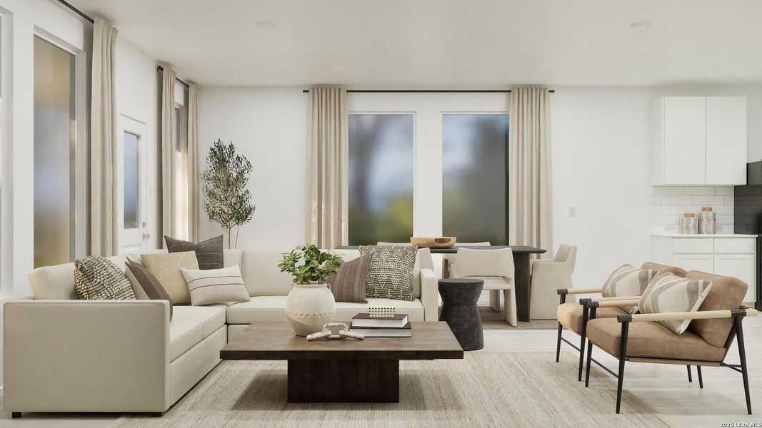 Furnished interior view inside a new home in Stone Garden, Elmendorf (Image 22).