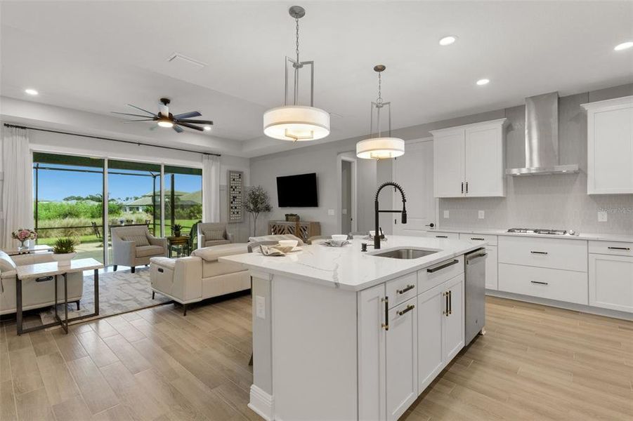 Furnished interior view inside a new home in , Bradenton (Image 64).