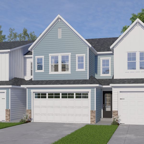 Representative exterior photo of a completed home built from the The Hemlock by RobuckHomes in Kennebec Crossing, Angier, NC (Image 2).