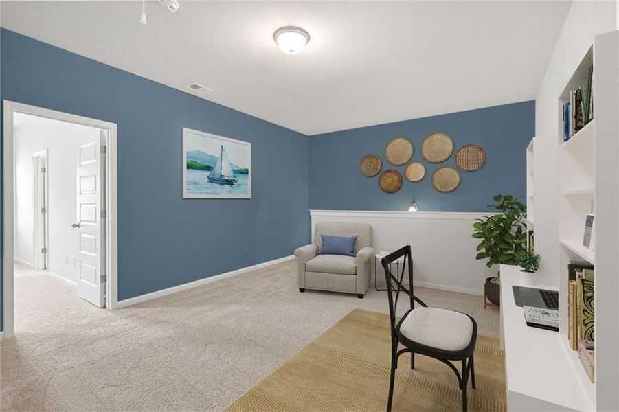 Furnished interior view inside a new home in The Andros, Dalton (Image 18).