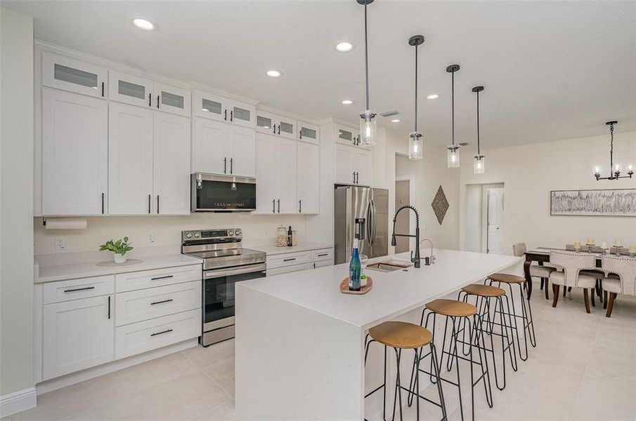 Furnished interior view inside a new home in , Palm Bay (Image 11). Furnished interior view inside a new home in , Palm Bay (Image 11).