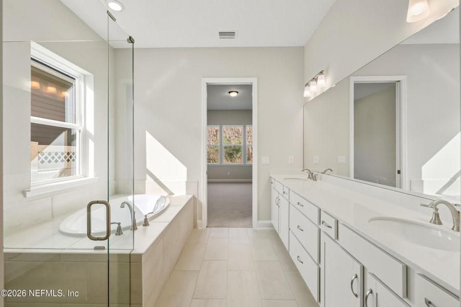 Furnished interior view inside a new home in Silver Landing at SilverLeaf, St. Augustine (Image 16).