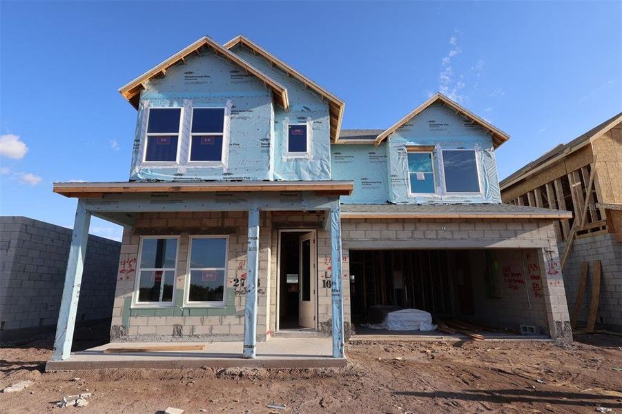 In-progress construction of a new home in Soleta at Starkey Ranch –  Traditional Series, Odessa, FL (Image 8).