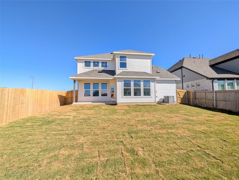 Exterior details and patio area of a home in Southern Pointe, College Station (Image 2). Exterior details and patio area of a home in Southern Pointe, College Station (Image 2).