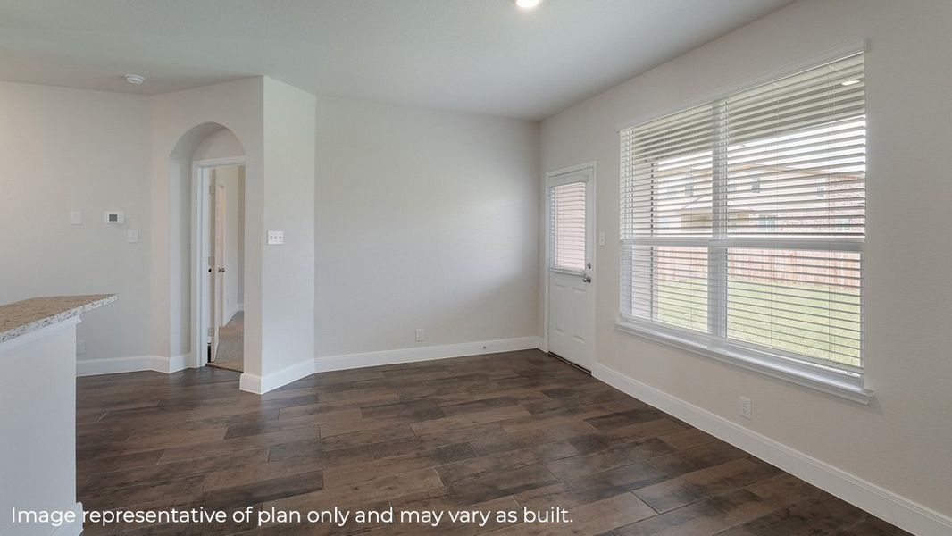 Representative unfurnished interior of a home built from the The Blanco by D.R. Horton in Steele Creek, Cibolo (Image 70).