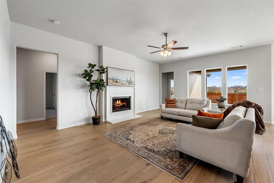 Furnished interior view inside a new home in Waterford Park, Weatherford (Image 5).