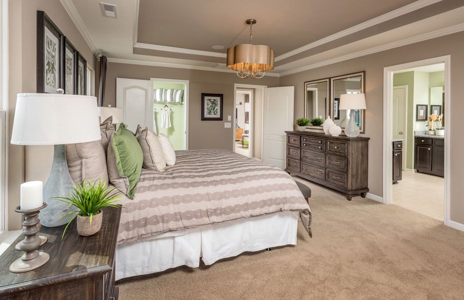 Furnished interior view inside a new home in Millstone, Hendersonville (Image 11).